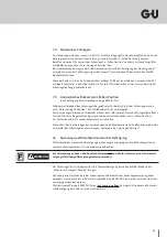 Preview for 25 page of GU BKS B-2156 Series Operating Instructions Manual