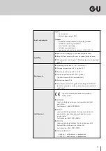 Preview for 37 page of GU BKS B-2156 Series Operating Instructions Manual