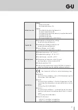 Preview for 67 page of GU BKS B-2156 Series Operating Instructions Manual