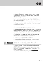 Preview for 85 page of GU BKS B-2156 Series Operating Instructions Manual