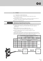 Preview for 101 page of GU BKS B-2156 Series Operating Instructions Manual