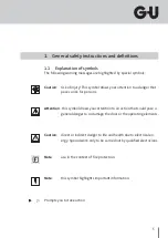 Preview for 5 page of GU DTN 80 Operating Instructions Manual