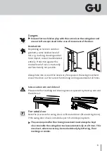 Preview for 9 page of GU DTN 80 Operating Instructions Manual