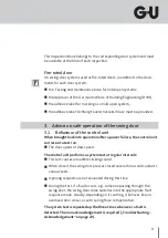 Preview for 11 page of GU DTN 80 Operating Instructions Manual