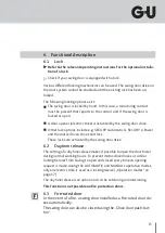 Preview for 15 page of GU DTN 80 Operating Instructions Manual