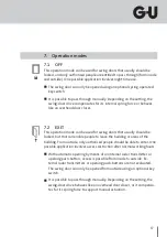 Preview for 17 page of GU DTN 80 Operating Instructions Manual