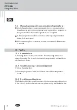 Preview for 22 page of GU DTN 80 Operating Instructions Manual