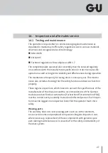 Preview for 27 page of GU DTN 80 Operating Instructions Manual