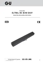 Предварительный просмотр 15 страницы GU ELTRAL KS 30 EASY Assembly And Operating Instructions Manual