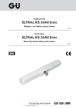 GU ELTRAL KS 30 Solo Assembly And Operating Instructions Manual preview