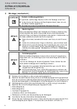 Preview for 8 page of GU ELTRAL KS 30 Solo Assembly And Operating Instructions Manual