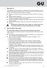 Preview for 19 page of GU ELTRAL KS 30 Solo Assembly And Operating Instructions Manual