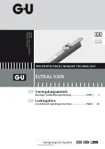 GU ELTRAL VAN Assembly And Operating Instructions Manual preview