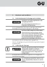 Предварительный просмотр 11 страницы GU ELTRAL VAN Assembly And Operating Instructions Manual