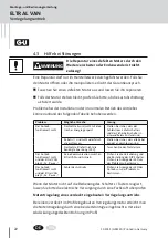 Предварительный просмотр 22 страницы GU ELTRAL VAN Assembly And Operating Instructions Manual