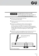 Предварительный просмотр 23 страницы GU ELTRAL VAN Assembly And Operating Instructions Manual