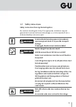 Предварительный просмотр 31 страницы GU ELTRAL VAN Assembly And Operating Instructions Manual