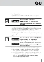 Предварительный просмотр 41 страницы GU ELTRAL VAN Assembly And Operating Instructions Manual