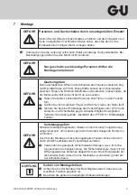 Preview for 7 page of GU ELTRAL Z45 230V Assembly And Operating Instructions Manual