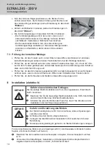 Preview for 10 page of GU ELTRAL Z45 230V Assembly And Operating Instructions Manual