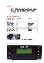 Preview for 3 page of Guangzhou Chuanzhou Electronic Technology CZH-10A Manual