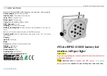 Guangzhou JiTian Lighting JTLite-BP02 User Manual предпросмотр