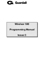 Guardall Windsor 500 Programming Manual предпросмотр