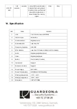 Preview for 35 page of GUARDEON GPVM-B200T Operation Manual