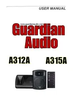 Guardian Audio A312A User Manual предпросмотр