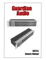 Guardian Audio EQ231L Owner'S Manual preview