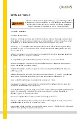 Предварительный просмотр 5 страницы Guardian Fall Protection 10974 Instruction Manual