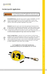 Предварительный просмотр 8 страницы Guardian Fall Protection 10974 Instruction Manual