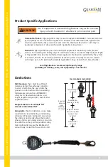 Предварительный просмотр 3 страницы Guardian Fall Protection Edge Angel SRL Instruction Manual