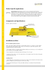 Предварительный просмотр 3 страницы Guardian Fall Protection SSMR G-Rail Base Instruction Manual