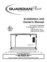 Предварительный просмотр 1 страницы Guardian Plus 04390-3 Installation And Owner'S Manual