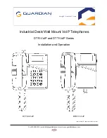 Guardian Telecom DTR-51-VoIP Installation And Operation Manual preview