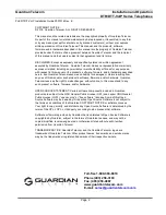 Preview for 2 page of Guardian Telecom DTR-51-VoIP Installation And Operation Manual