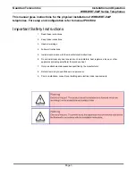 Preview for 3 page of Guardian Telecom P6300 Installation & Operation Manual