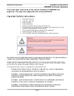 Preview for 3 page of Guardian Telecom P6301 Installation & Operation Manual