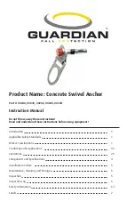 Guardian 00240 Instruction Manual preview