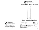 Предварительный просмотр 13 страницы Guardian AC4300 Use & Care Instructions Manual