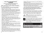 Preview for 2 page of Guardian AC4700 Use & Care Instructions Manual