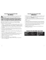 Preview for 2 page of Guardian AC4850PT Use And Care Instruction