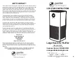 Guardian AC5109 Use & Care Instructions Manual preview