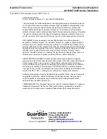 Preview for 2 page of Guardian ACR-11-VoIP Installation And Operation Manual