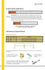 Preview for 3 page of Guardian G-Rail Instruction Manual