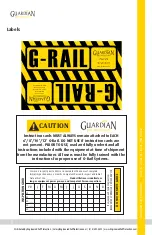 Preview for 8 page of Guardian G-Rail Instruction Manual