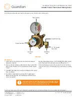 Preview for 1 page of Guardian G3600LF Series Installation, Operation And Maintenance Manual