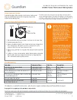 Preview for 2 page of Guardian G3600LF Series Installation, Operation And Maintenance Manual