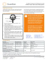 Preview for 2 page of Guardian G3900LF Series Installation, Operation And Maintenance Manual